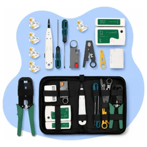 Kit Ferramentas Rede Informática Testador Rj45 Crimpar Lan