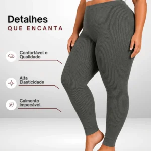 Calça Fusô De Lã Grossa Moda Evangelica Quentinha Para Frio