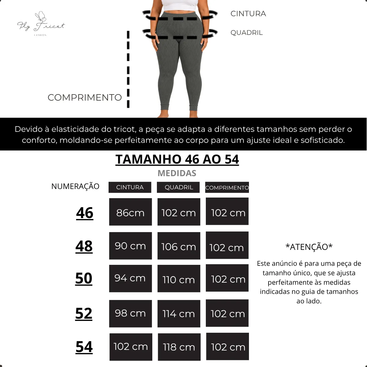 Calça Fusô De Lã Grossa Moda Evangelica Quentinha Para Frio - Imagem 5