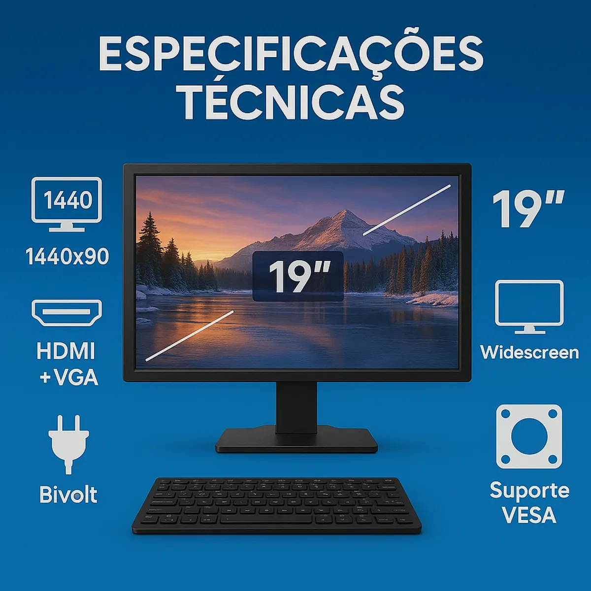 Pc Computador Completo Intel I5 16gb Ssd 480gb Monitor 19 - Imagem 6