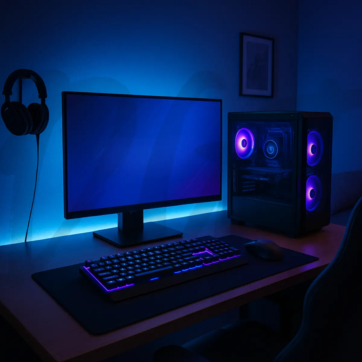 Mouse Pad Gamer Extra Grande 90x40 Profissional Speed Antiderrapante Cor Preto Digital Informática - Imagem 3