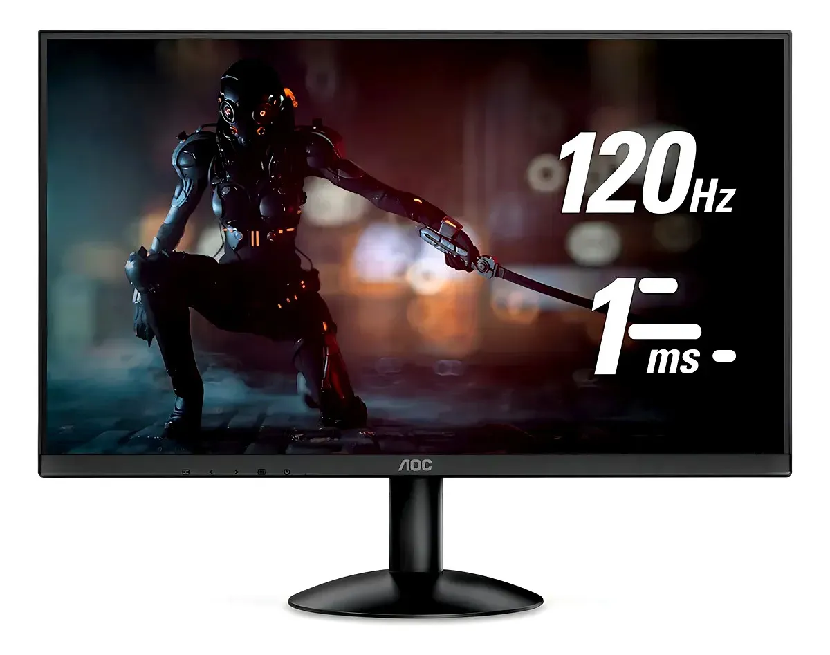 Monitor Gamer Aoc 21.5'' Full Hd Gaming 120hz 1ms 22b30hm23 Cor Preto - Imagem 2
