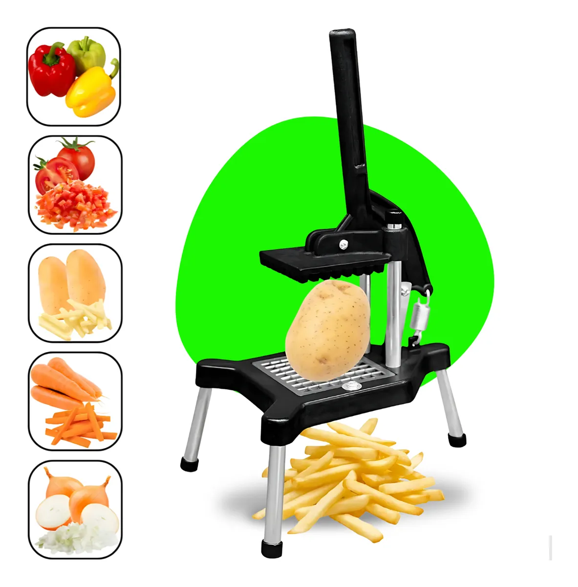 Cortador Picador Legumes Batata Profissional Reforçado