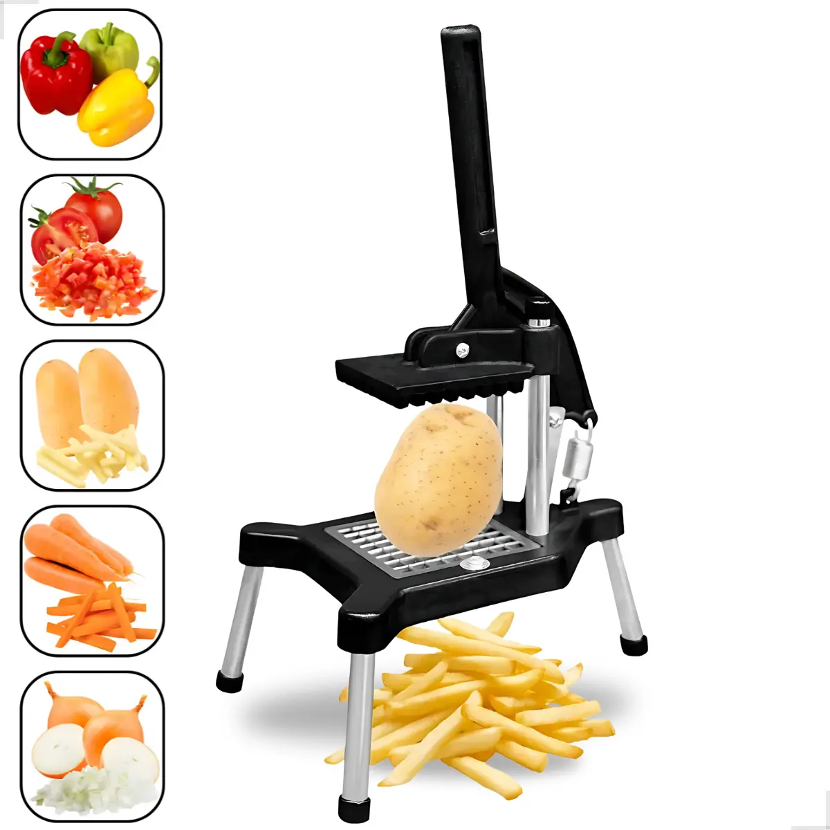 Cortador Picador Legumes Batata Profissional Reforçado - Imagem 2