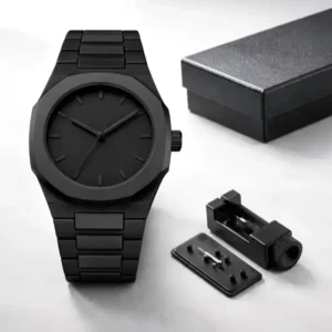 Relógio Minimalista Quartz Unissex Com Caixa De Luxo