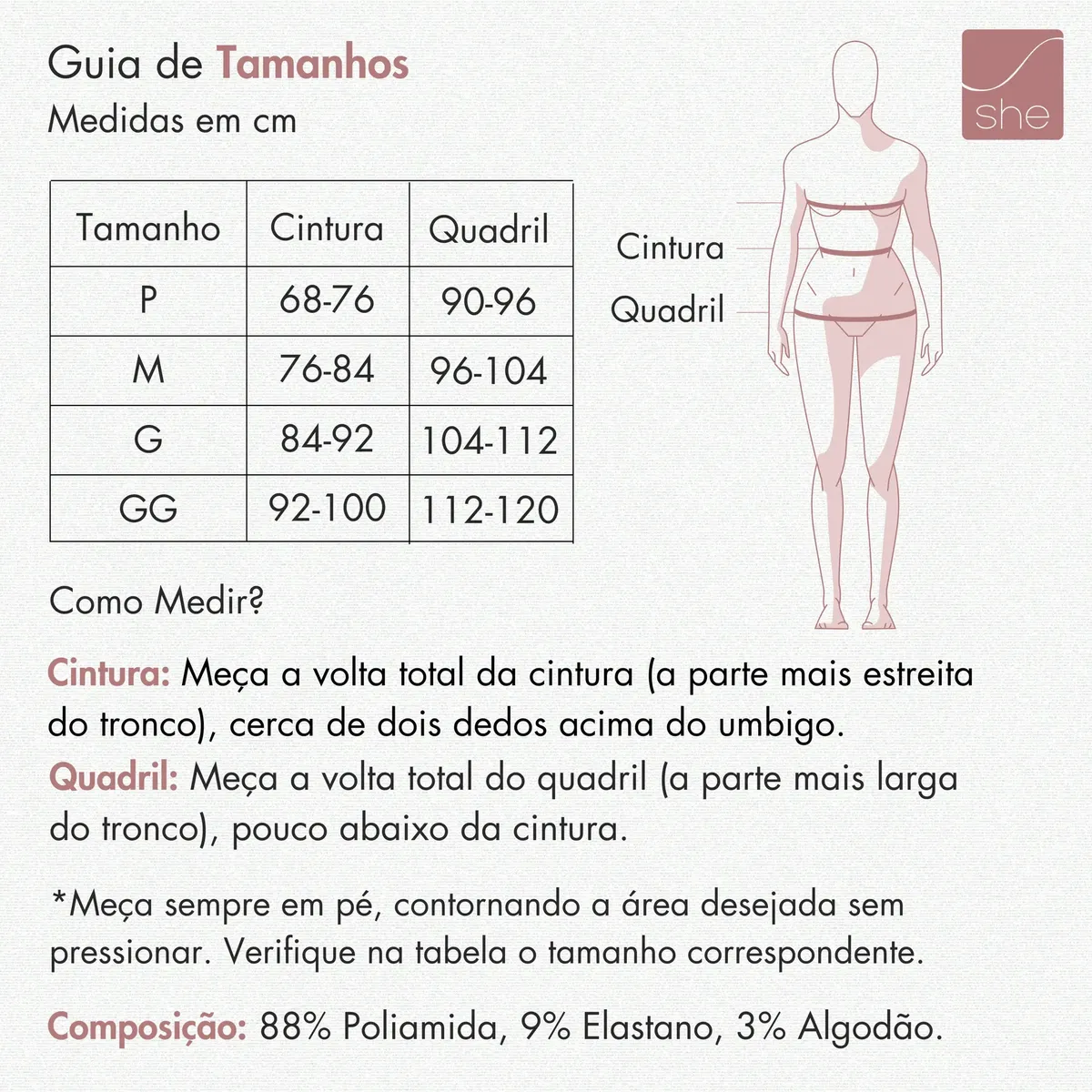 Kit 3 Calcinha Boxer Short Sem Costura Cueca Feminina She - Imagem 4