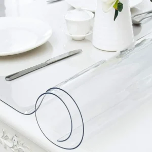 Toalha De Mesa Plastico Transparente 2,00 X 1,40 Metros