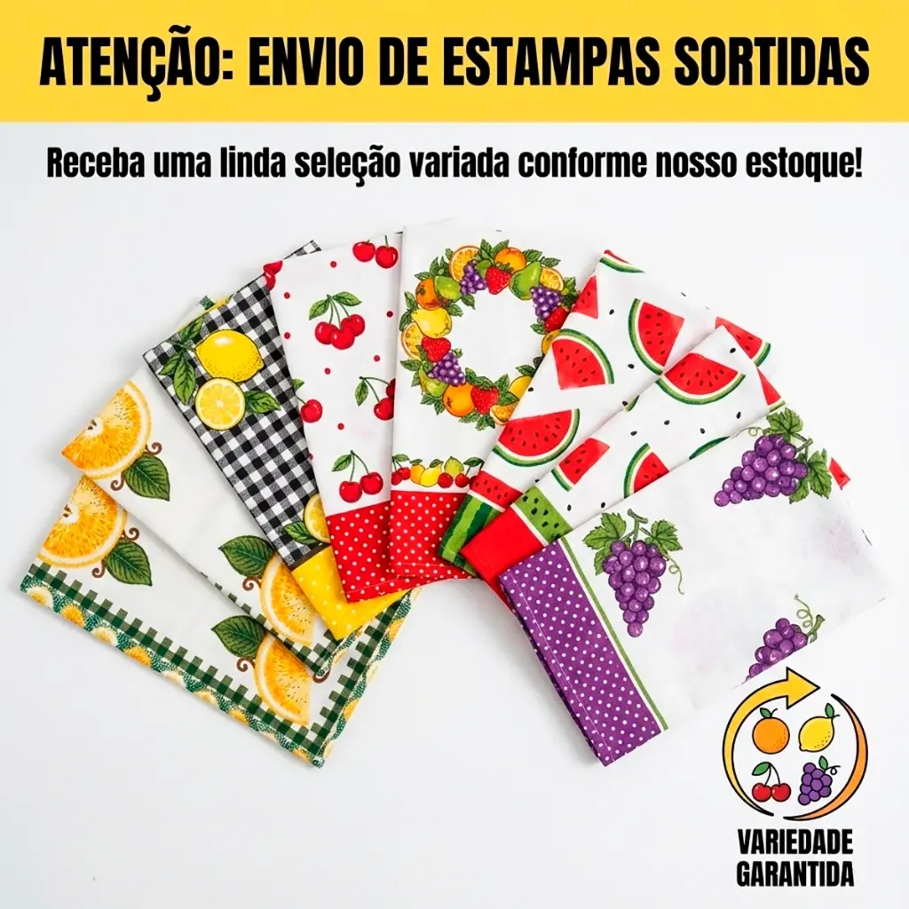 Kit 4 Toalha Chá 85x70 Oxford Cozinha Café Fogão Geladeira - Imagem 2