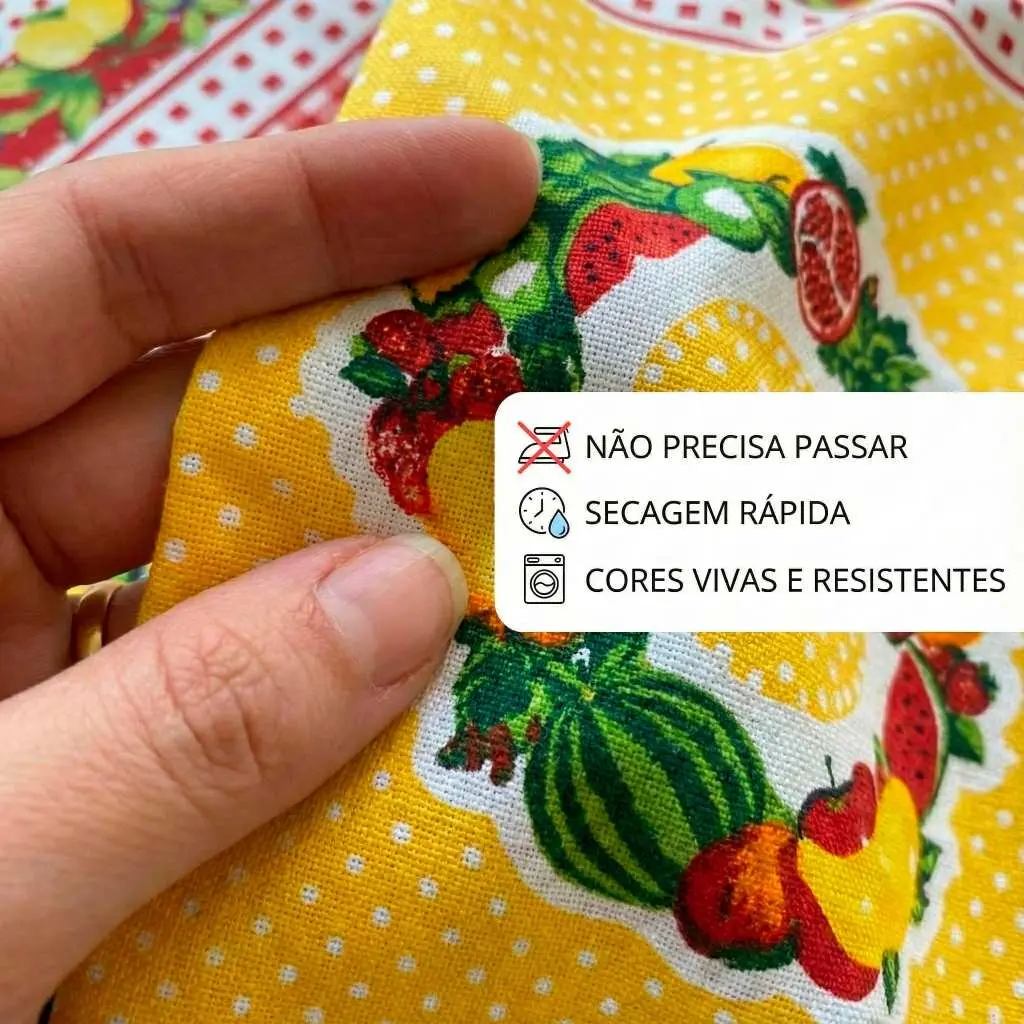Kit 4 Toalha Chá 85x70 Oxford Cozinha Café Fogão Geladeira - Imagem 7