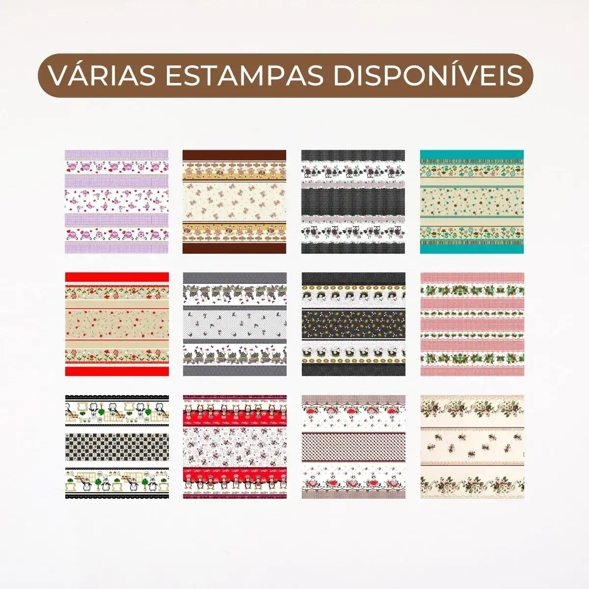 Toalha De Mesa 6 Lugares Retangular 2,00mx1,40m Oxford Luxo - Imagem 2