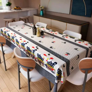 Toalha De Mesa 6 Lugares Retangular 2,00mx1,40m Oxford Luxo