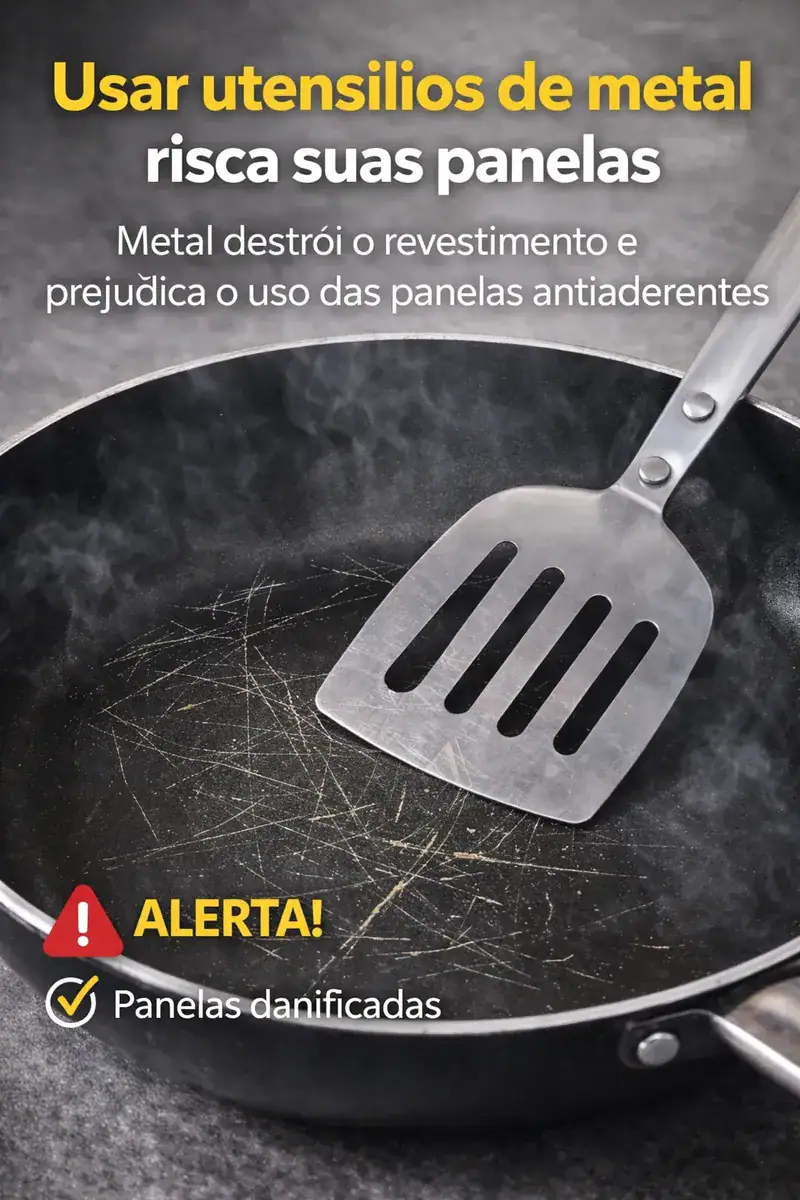 Kit Com 12 Utensílios De Cozinha Silicone Cabo De Madeira - Imagem 5
