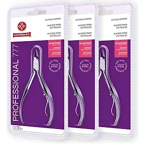 Kit 3 Alicates Inox Cutícula 777 Profissional Mundial S A