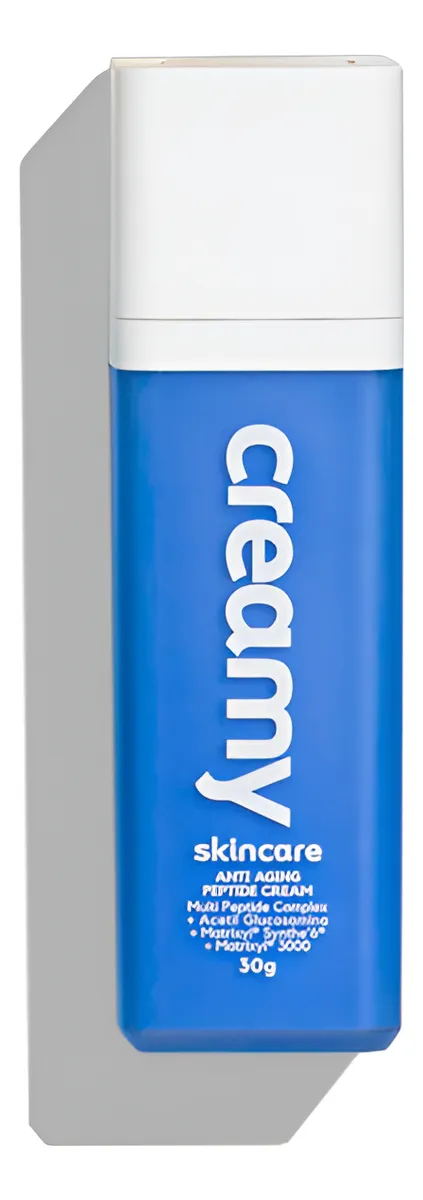 Creamy Skincare Anti-aging Peptide Cream 30g | Estimula A Produção De Colágeno, Atenua Manchas Causadas Pela Idade, Textura Cremosa | Todos Os Tipos De Pele, Noite E Dia Todo Tipo De Pele Dia/noite - Imagem 5