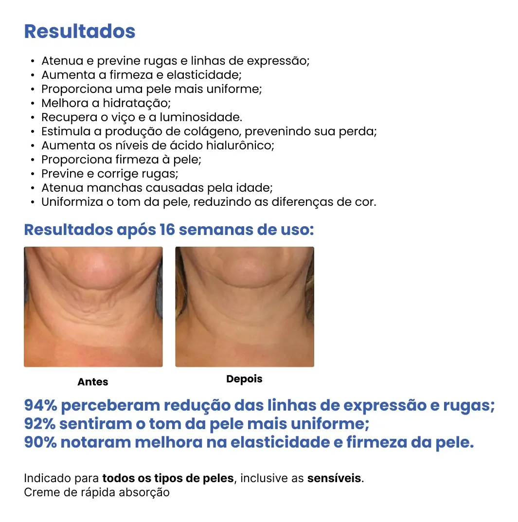 Creamy Skincare Anti-aging Peptide Cream 30g | Estimula A Produção De Colágeno, Atenua Manchas Causadas Pela Idade, Textura Cremosa | Todos Os Tipos De Pele, Noite E Dia Todo Tipo De Pele Dia/noite - Imagem 3