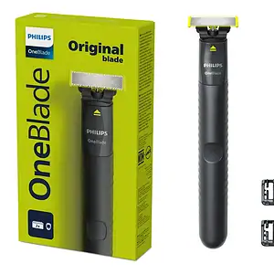 Barbeador e Aparador Elétrico Philips OneBlade 2 Pentes, Sem Fio e À Prova D'Água - QP1424/10