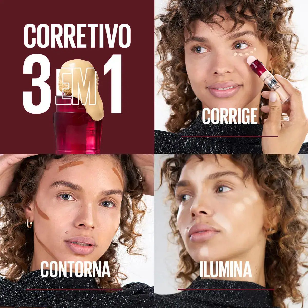 Corretivo Líquido Eraser Instant Age Rewind 5.9ml - 130 Medium Maybelline