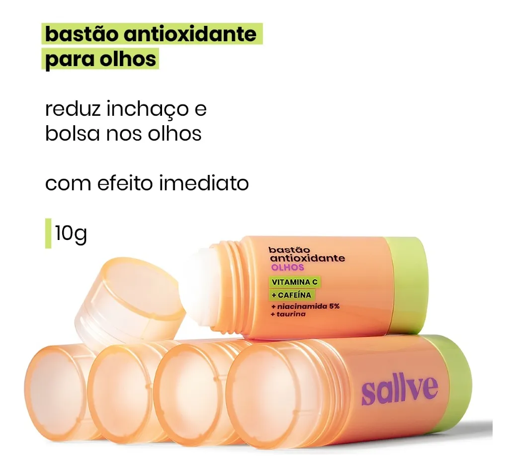 Bastão Antiolheiras Antioxidante 10g Sallve - Imagem 2