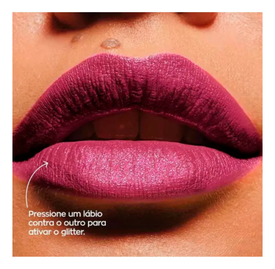 Batom Líquido Matte Power Stay Com Glitter 16h Avon- 7ml - Imagem 6