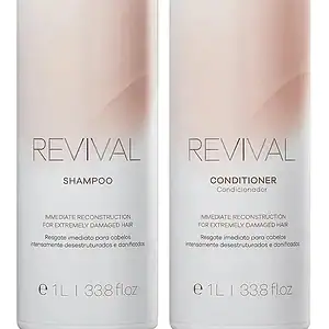 Kit Braé Revival Reconstrutor Shampoo 1l E Condicionador 1l