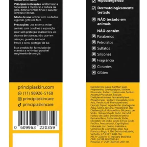 Sérum Facial Mix 02 5% Cafeína + 3% Tranexâmico + Ferúlico Skincare Anti Olheiras e Manchas com 30ml Principia
