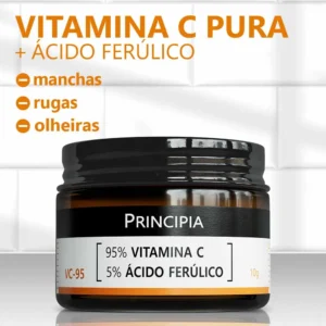 Principia 95% Vitamina C Pura + 5% Ácido Ferúlico