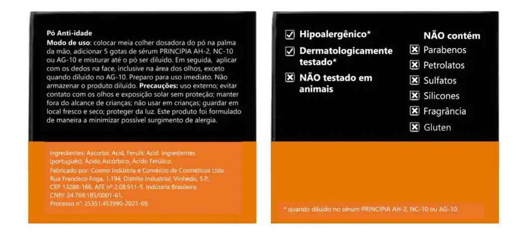 Principia 95% Vitamina C Pura + 5% Ácido Ferúlico - Imagem 2