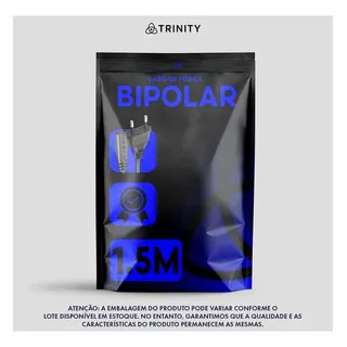 Cabo De Força 10a Bipolar Oitinho Para Impressoras, Fonte Notebook, Ps2, Ps3, Ps4, Ps5, Jbl, Xbox, Smart Tv, Fio Energia - Trinity - Imagem 9