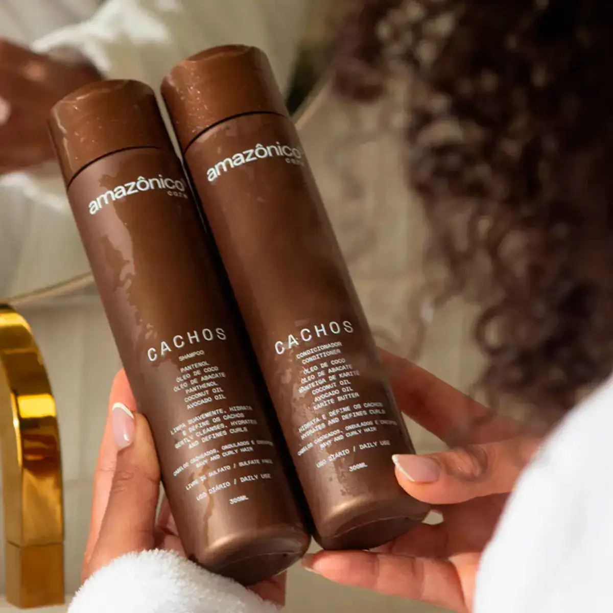 Kit Cachos Amazonico Care 4 Produtos Hidratação E Definição - Imagem 2