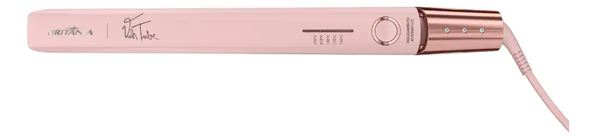 Prancha De Cabelo Bpr04 Linha Viih Tube 230c Britânia Bivolt Rosa - Imagem 4