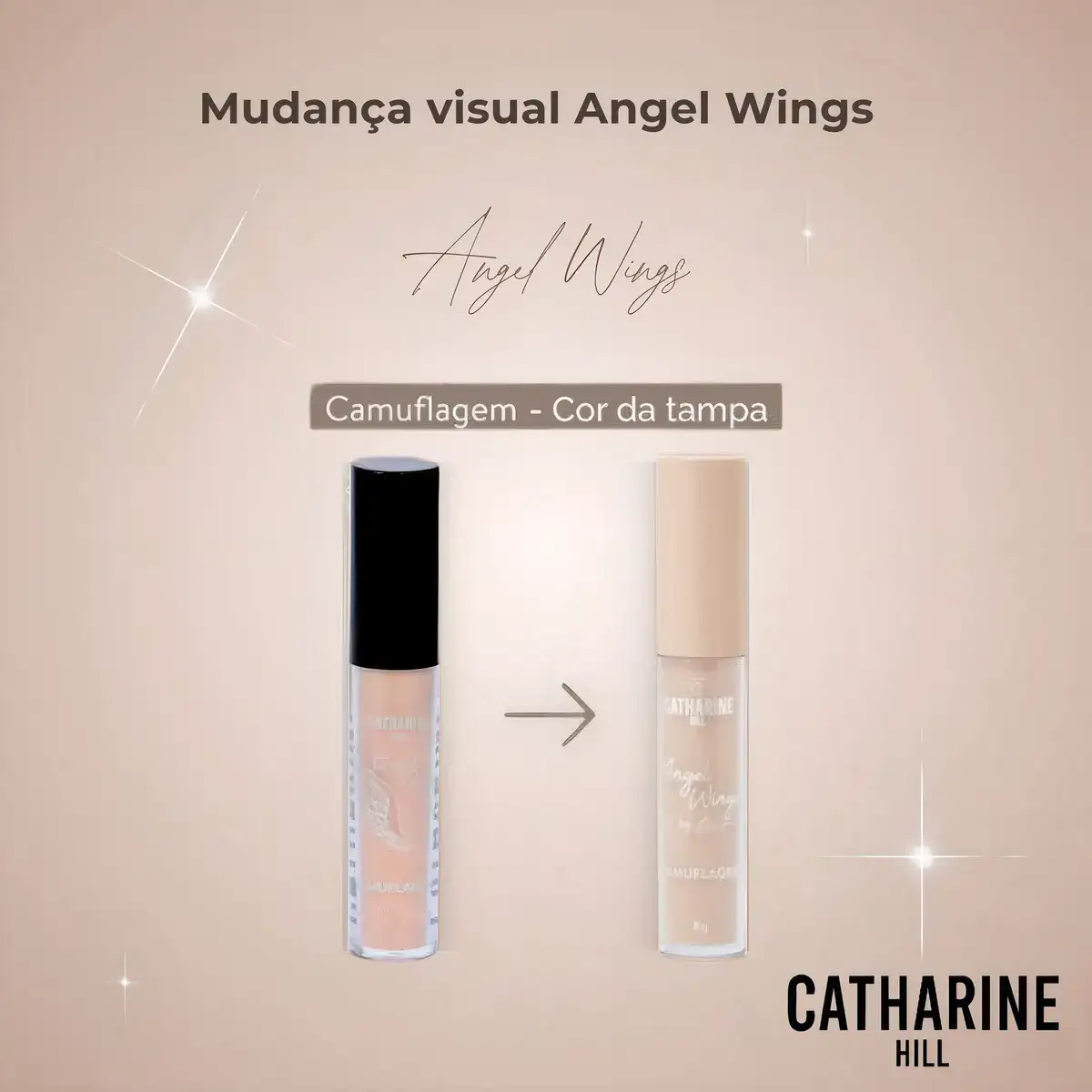 Corretivo Camuflagem Catharine Hill Angel Wings Pri Lessa tom A3 com 8ml Alta Cobertura - Imagem 4