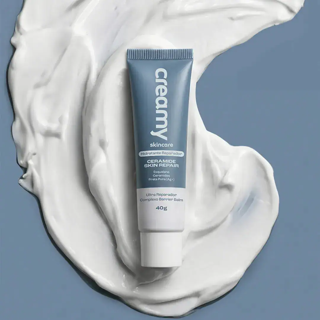 Creamy Skincare Ceramide Skin Repair 40g | Contém Ceramidas, Melhora A Pele Fragilizada, Hidratação Profunda E Intensa, Controla Pele Ressecada | Todos Os Tipos De Pele, Diurno E Noturno