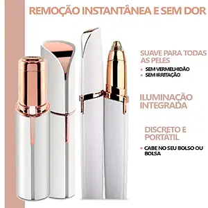 Kit Depilador Facial Caneta Depiladora Sobrancelha Portátil