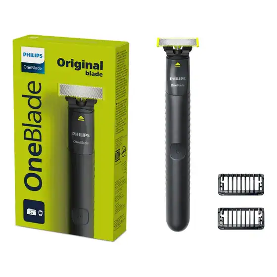 Barbeador e Aparador Elétrico Philips OneBlade 2 Pentes, Sem Fio e À Prova D'Água - QP1424/10 - Imagem 8