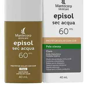 Mantecorp Episol Sec Acqua Protetor Solar Fps 60 Claro 40ml Cor Claro