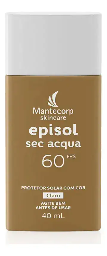 Mantecorp Episol Sec Acqua Protetor Solar Fps 60 Claro 40ml Cor Claro - Imagem 3