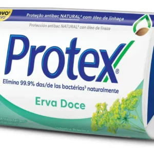 Kit C/12 Un Sabonete Barra Antibac Protex Erva Doce 85g