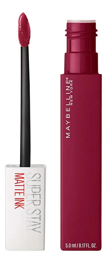Batom Líquido Maybelline Super Stay Matte Ink Founder Bordô Fosco