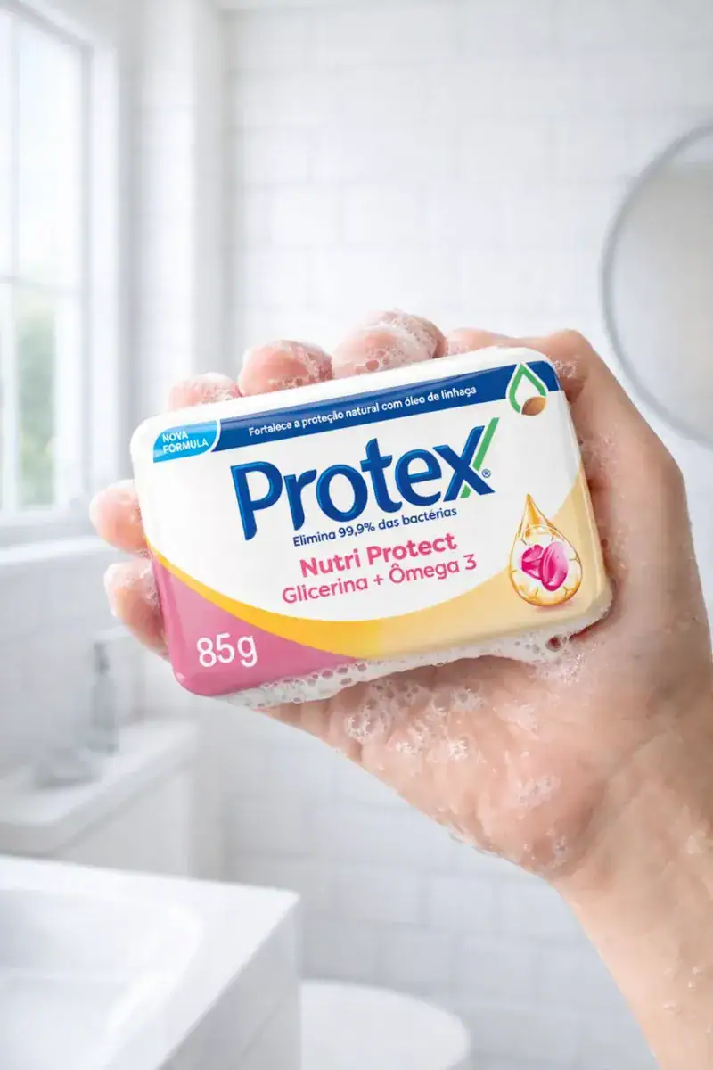 Kit 2x Protex Nutri Protect Glicerina E Omega 3 85g Cada - Imagem 5