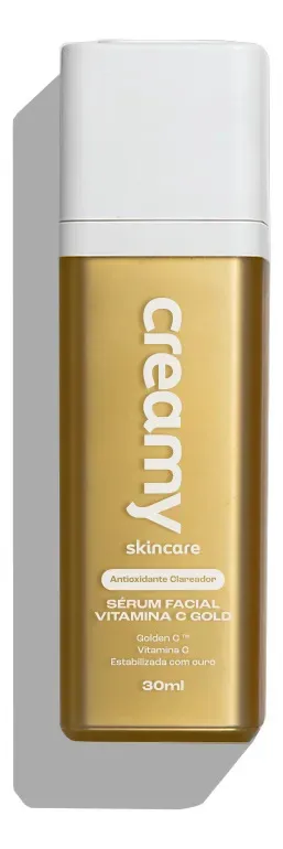 Creamy Skincare Vitamina C Gold 30g todos os tipos de pele noite e dia - Imagem 7