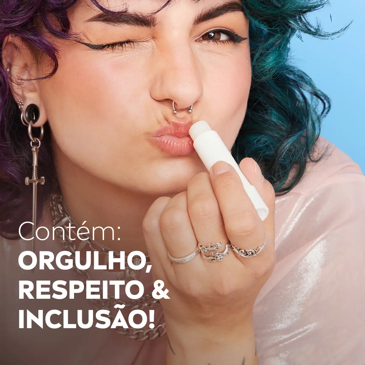 NIVEA Hidratante Labial Original Care Orgulho 4,8g, Edição Limitada, Hidratação Intensa 24h, Protege contra Ressecamento, Cuidado Diário, Manteiga de Karité - Imagem 3