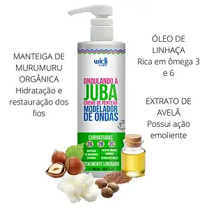 Ondulando A Juba Creme De Pentear Widi Care 500ml