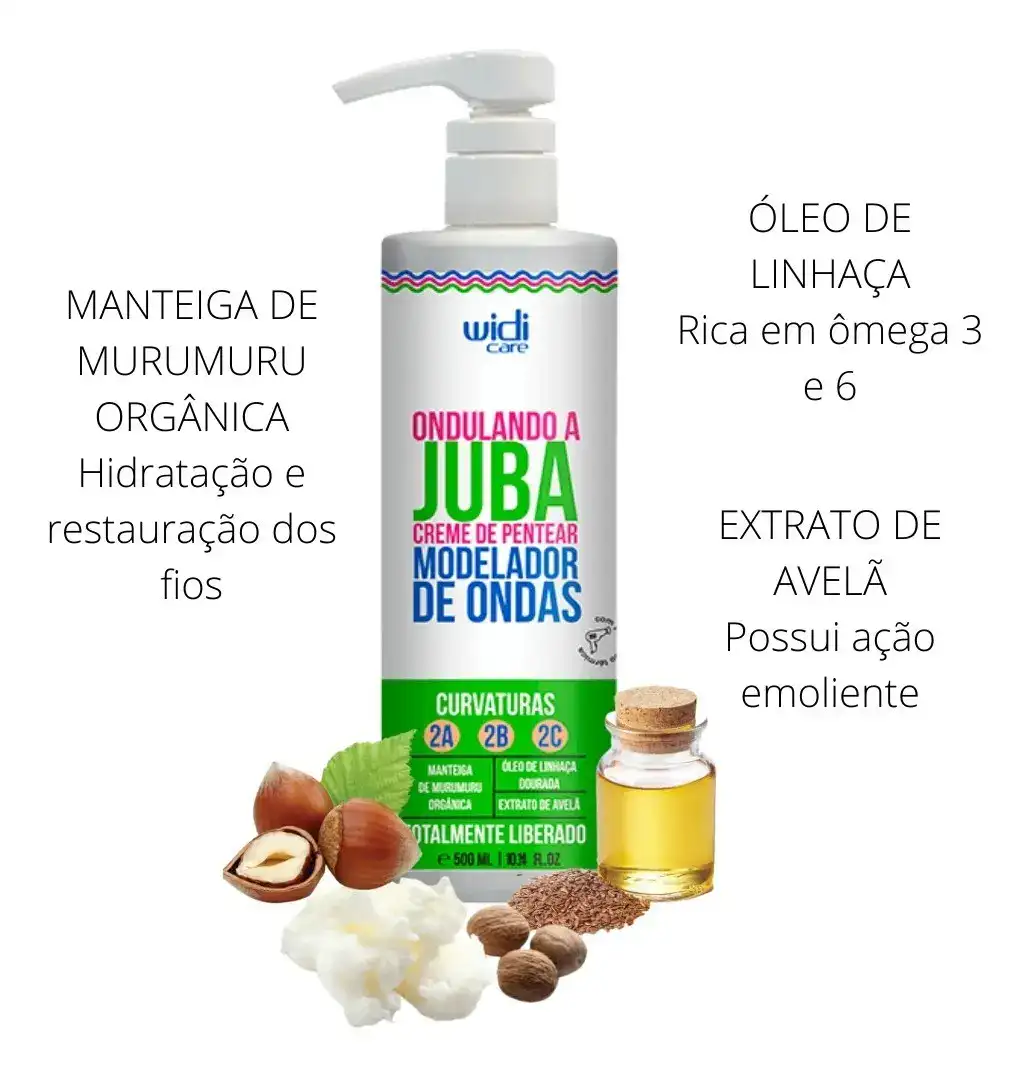 Ondulando A Juba Creme De Pentear Widi Care 500ml
