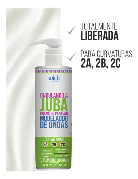 Ondulando A Juba Creme De Pentear Widi Care 500ml - Imagem 3