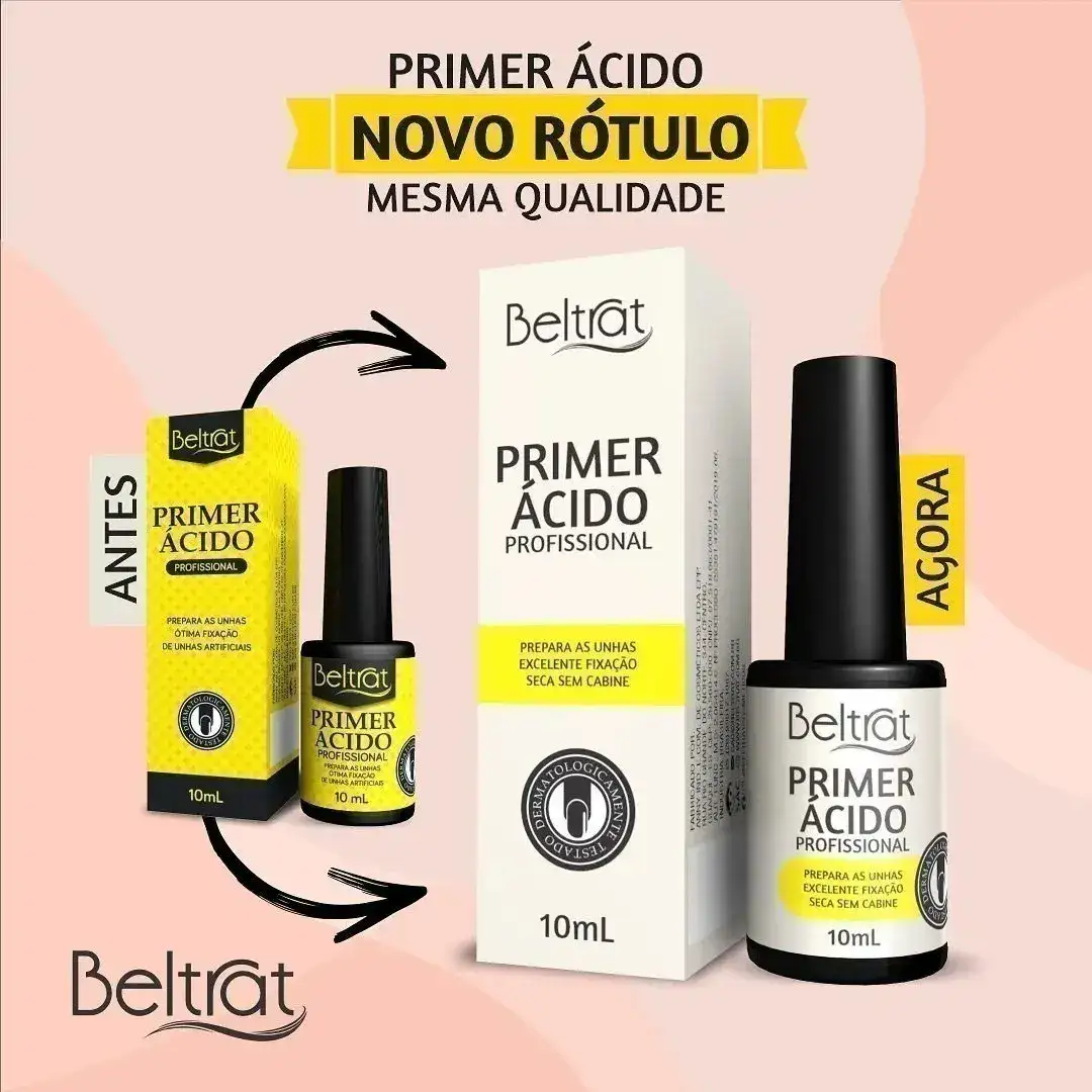 Kit Blindagem Das Unhas Preparadores E Gel Capa Base Beltrat - Imagem 3
