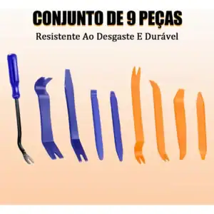 Kit Espátulas Tira Grampos Forro Porta Molduras Carro