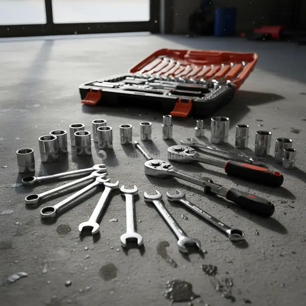 Jogo De Soquetes 61 Peças Maleta Ferramentas Profissional Aço Cromo Vanádio Catraca Completa Automotiva Oficina Mecânica- Smarter Tools - Imagem 3
