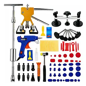 Kit 87 Pçs Completo Repuxadeira Ventosa Tira Amassado