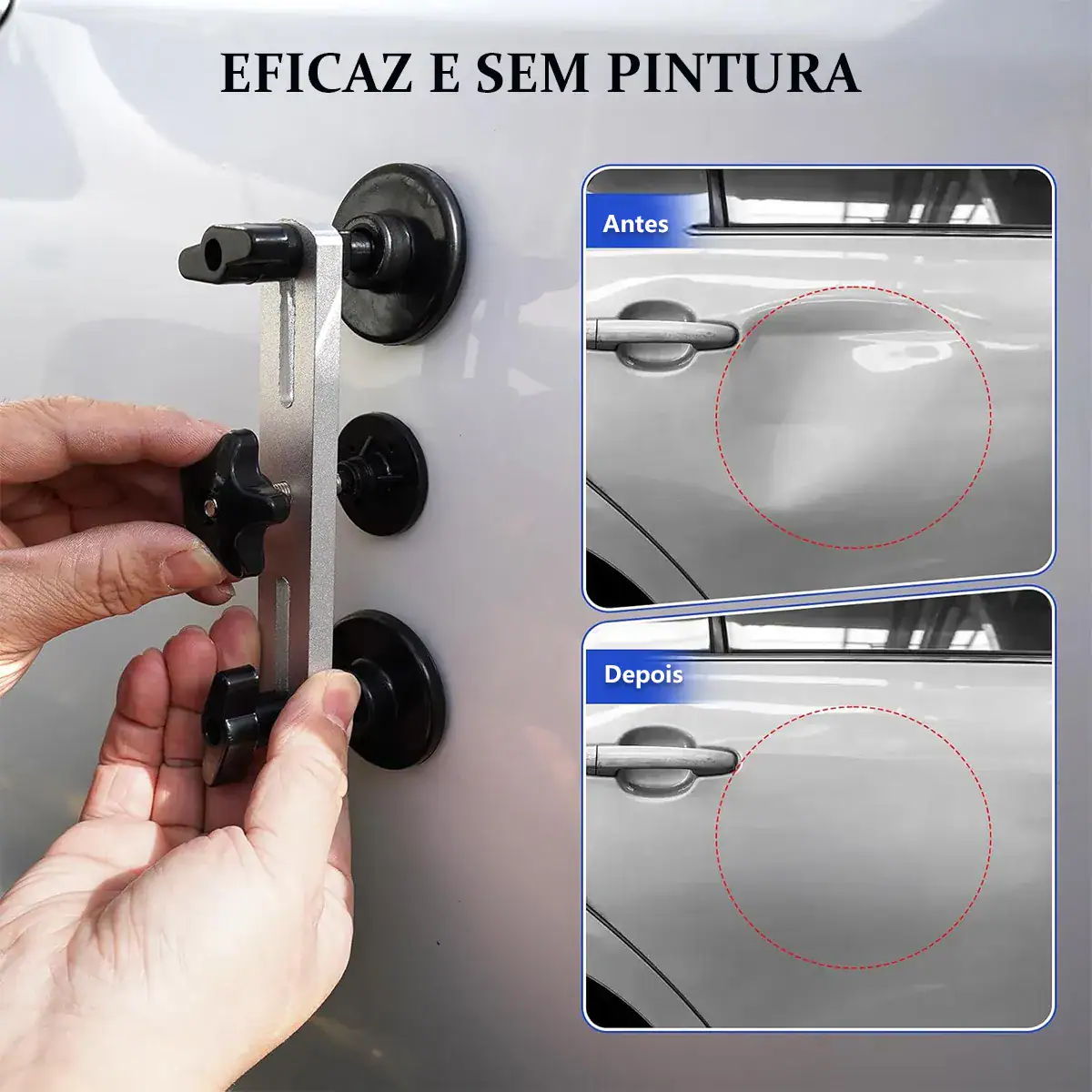 Kit 87 Pçs Completo Repuxadeira Ventosa Tira Amassado - Imagem 4