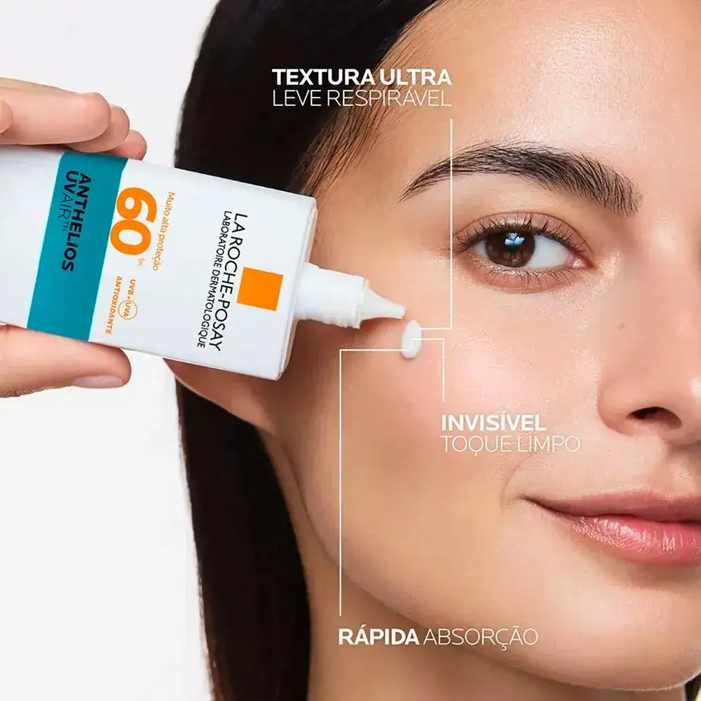 La Roche-Posay Protetor Solar Facial UvAir FPS60 45ml - Imagem 2